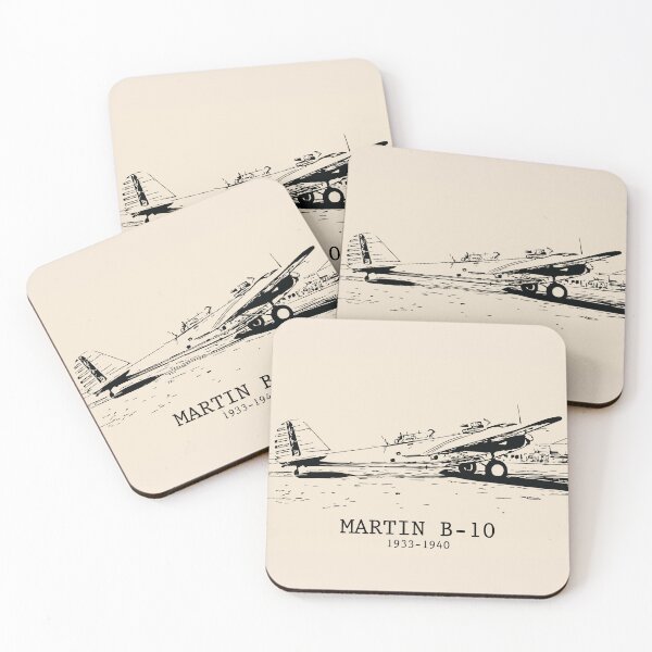 Item preview, Martin B-10 1933-1940 Monoplane Bomber designed and sold by Lakeric Cityscapes.