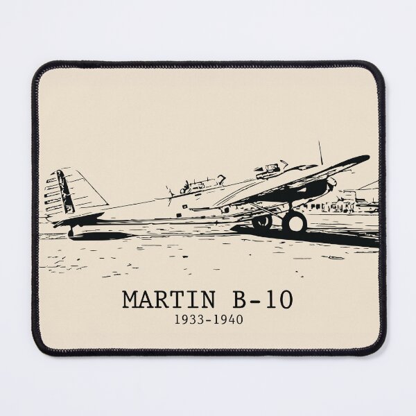 Item preview, Martin B-10 1933-1940 Monoplane Bomber designed and sold by Lakeric Cityscapes.