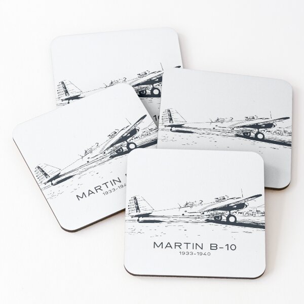 Item preview, Martin B-10 1933-1940 Monoplane Bomber designed and sold by Lakeric Cityscapes.