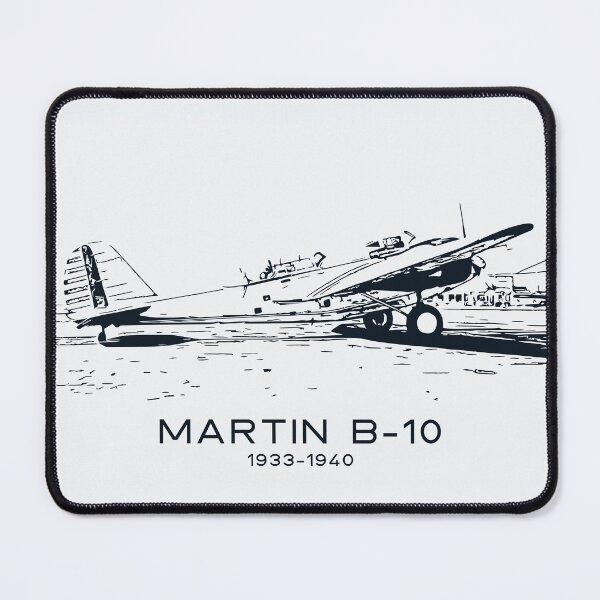 Item preview, Martin B-10 1933-1940 Monoplane Bomber designed and sold by Lakeric Cityscapes.