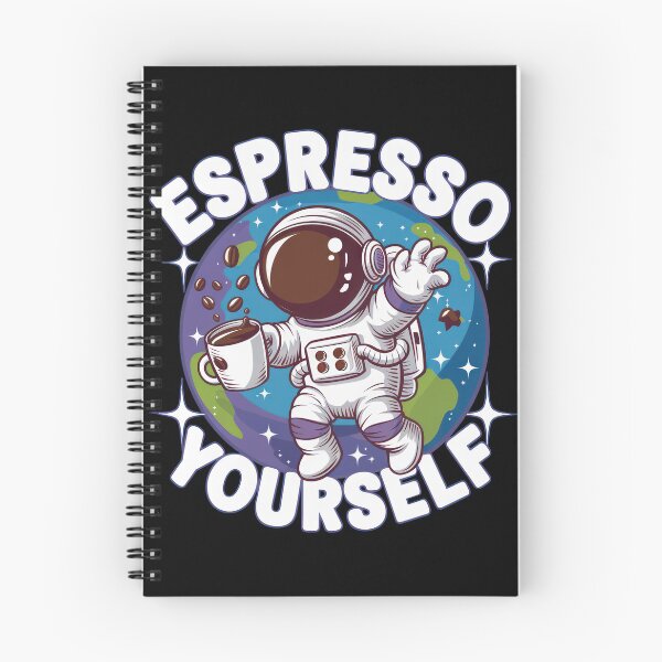 Item preview, Espresso Yourself Funny Astronaut Coffee Lover Space Art designed and sold by tommulliner.