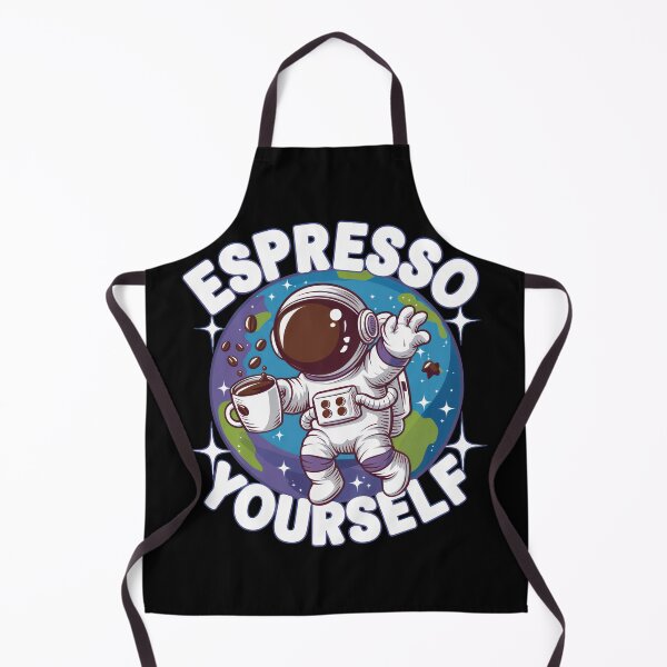 Item preview, Espresso Yourself Funny Astronaut Coffee Lover Space Art designed and sold by tommulliner.