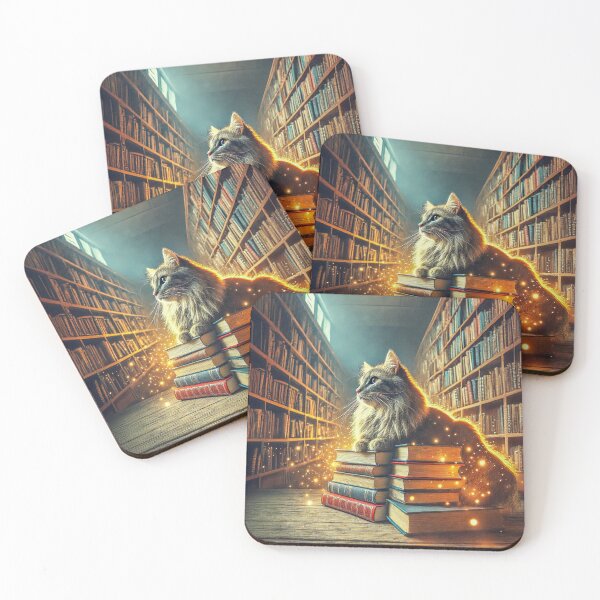 Item preview, Library Cat #2 designed and sold by noelallumphoto.