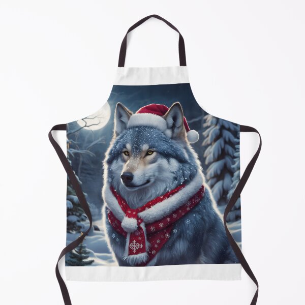 Item preview, Beautiful Christmas Wolf High Quality Image 3 designed and sold by SublimePixelHub.