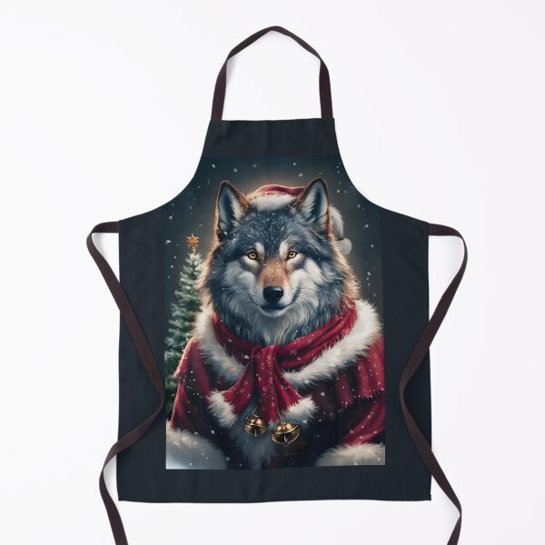 Item preview, Beautiful Christmas Wolf High Quality Image 2 designed and sold by SublimePixelHub.