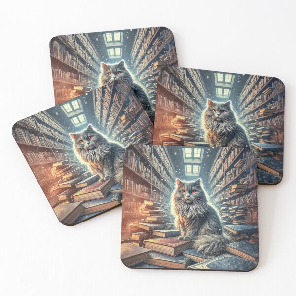 Item preview, Library Cat #3 designed and sold by noelallumphoto.