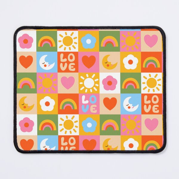 Item preview, Happy Quilt with Sun, Moon and Rainbow designed and sold by klossisch.