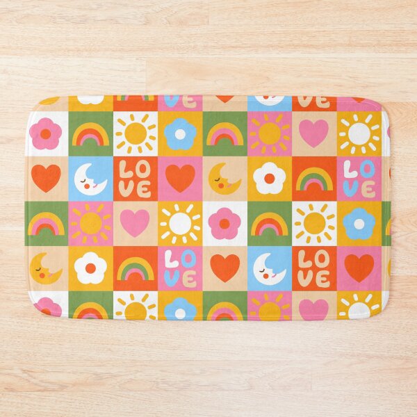Item preview, Happy Quilt with Sun, Moon and Rainbow designed and sold by klossisch.