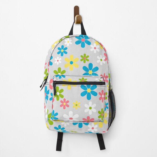 Item preview, Colorful Abstract Daisy Flowers - Romance Pale Grey designed and sold by WD-Artist.