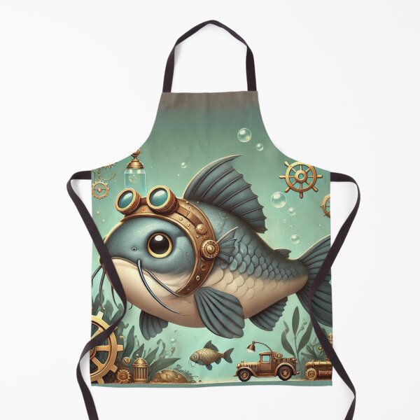 Item preview, Steampunk Mekong Giant Catfish designed and sold by Sillytoe.