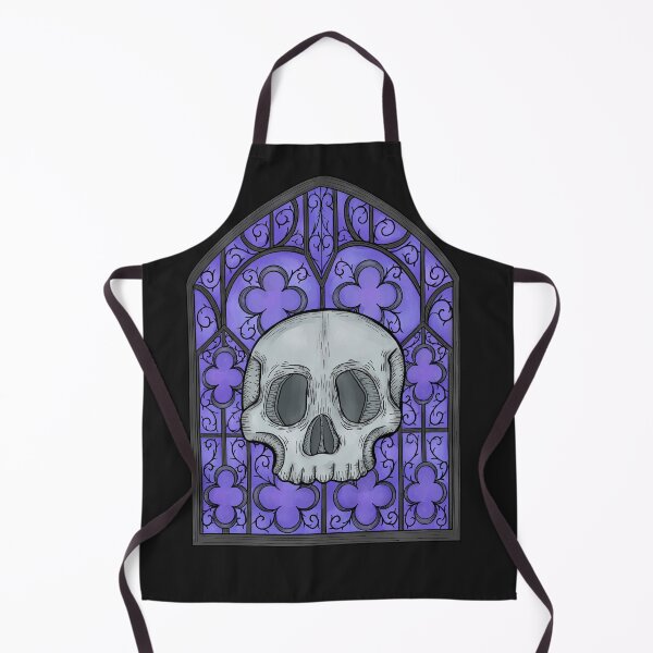 Item preview, Skull in Front of a stained glass window designed and sold by WrensDgtDesigns.