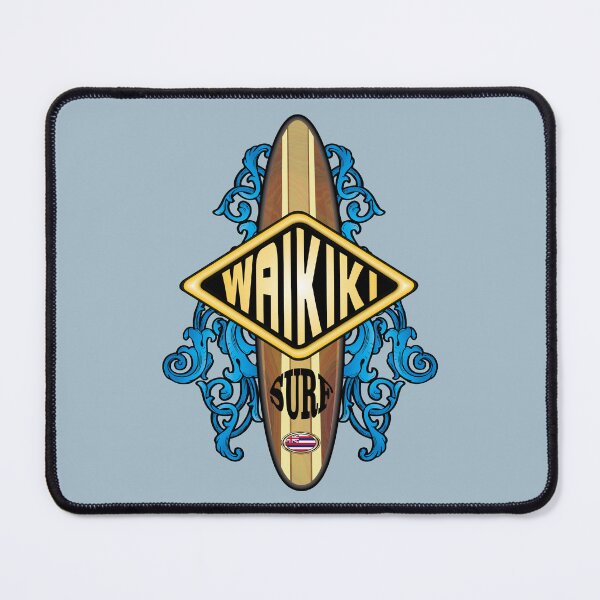 Item preview, Waikiki Beach Hawaii Surf vintage surfboard designed and sold by studioss76.