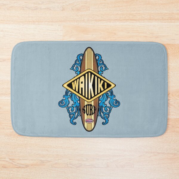 Item preview, Waikiki Beach Hawaii Surf vintage surfboard designed and sold by studioss76.