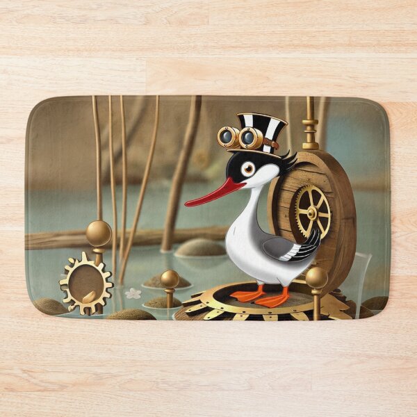 Item preview, Steampunk Merganser designed and sold by Sillytoe.