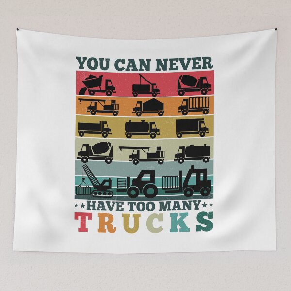 Item preview, Funny Boys Construction Trucks You Can Never Have Too Many Trucks designed and sold by REDDLINE.