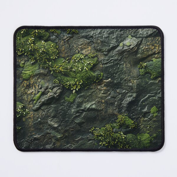 Item preview, Mossy dark green rocks designed and sold by schamsyy.
