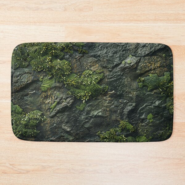 Item preview, Mossy dark green rocks designed and sold by schamsyy.
