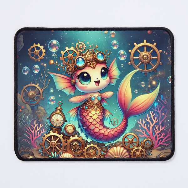 Item preview, Steampunk Mermaid designed and sold by Sillytoe.