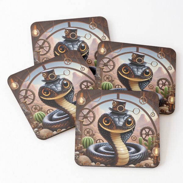 Item preview, Steampunk Mexican Black Kingsnake designed and sold by Sillytoe.