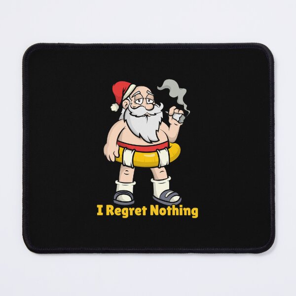 Item preview, Christmas Santa Saw It, I Regret Nothing designed and sold by Luminou-Lens.