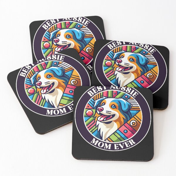 Item preview, Best Aussie Mom Ever Australian Shepherd Dog Lover designed and sold by Victor Shadehorn.