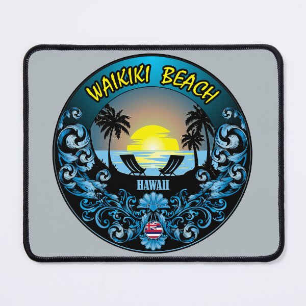 Item preview, Waikiki Beach Hawaii sea landscape designed and sold by studioss76.