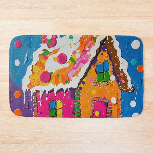 Item preview, Gingerbread House Pop Art 3 designed and sold by AstroRisq.