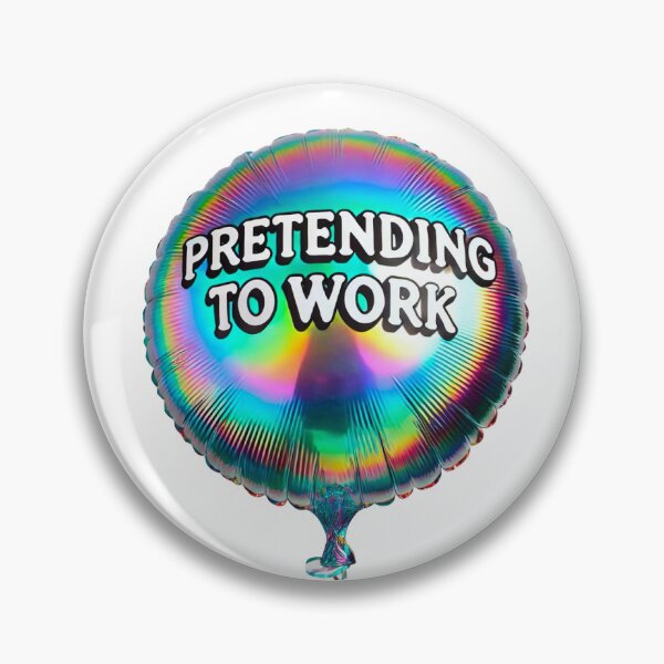 Item preview, Holographic Helium Balloon Work Related  designed and sold by ElleTrae.
