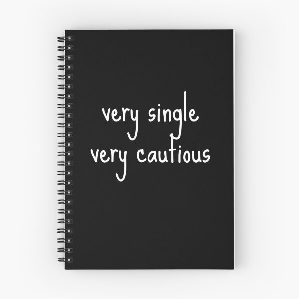 Item preview, Very Single Very Cautious – Relatable Dating Humor  designed and sold by The Junto Shop.