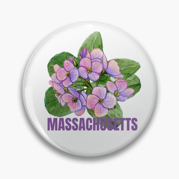 Item preview, Massachusetts Mayflower State Flower Classic T-shirt Sticker designed and sold by ThinkNature!.