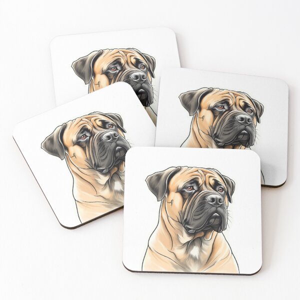 Item preview, Bull Mastiff digital art  designed and sold by EleanorBassett.