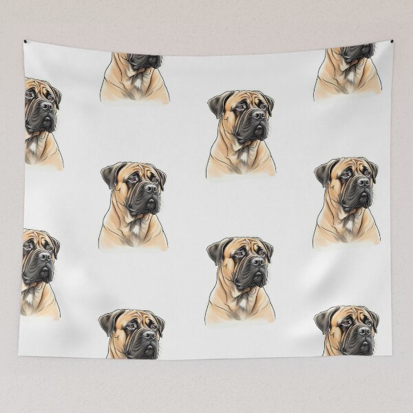 Artikelvorschau, Bull Mastiff digitale Kunst entworfen und verkauft von EleanorBassett.