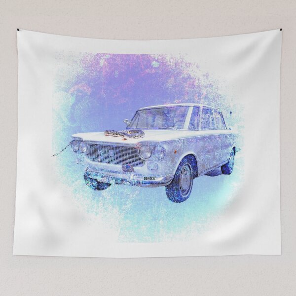 Item preview, Poster of Vintage Car with Snake on Hood - dePace' designed and sold by mrpropcake.