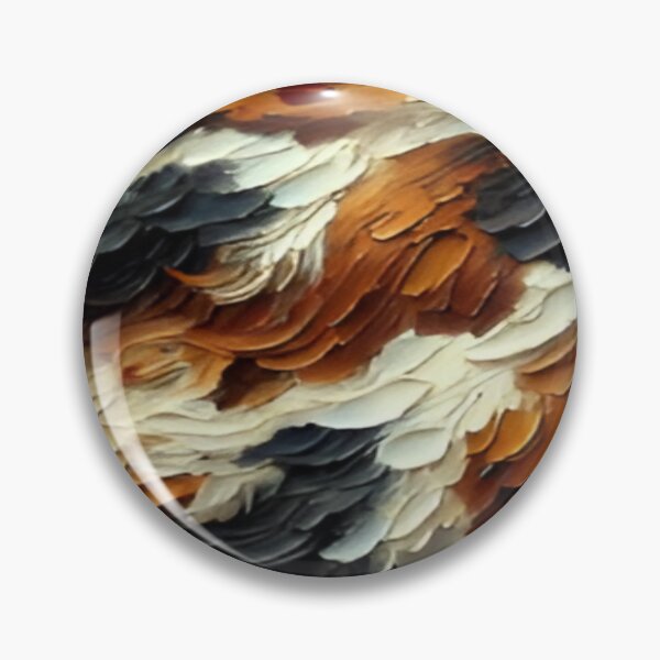 Item preview, Retro Art Abstract Pattern Oil Painting Design Of Cow Skin Color designed and sold by KamalaDesign.
