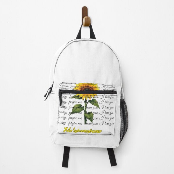 Item preview, sunflower world and ho'oponopono phrases designed and sold by Kikimarketplace.