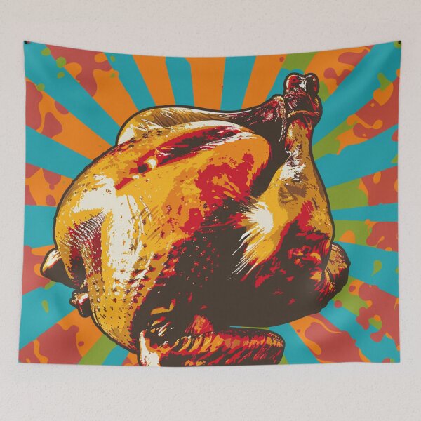 Item preview, Roast Chicken Pop Art 1 designed and sold by AstroRisq.
