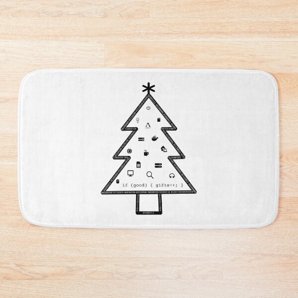 Item preview, Tech Christmas Tree - Binary Code Holiday Design designed and sold by IrinchiDE.