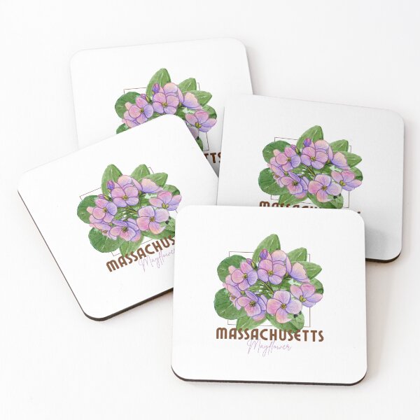Item preview, Massachusetts Mayflower State Flower Classic T-shirt Sticker designed and sold by ThinkNature!.