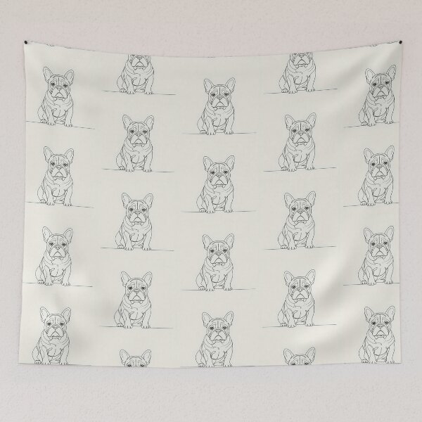 Item preview, French bulldog digital art  designed and sold by EleanorBassett.