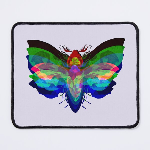 Item preview, Moonface Moth Vinyl Decal Vinyl Sticker | 3" & up Die-Cut, Water-Resistant Realistic Insect Artwork designed and sold by AetherealDesign.