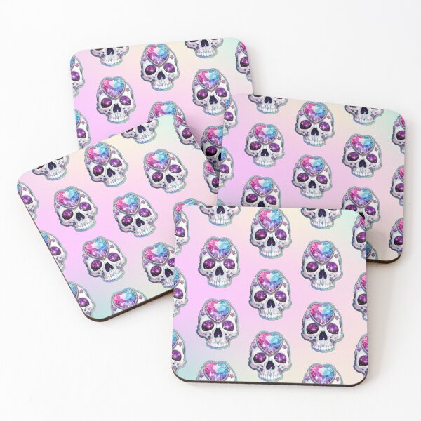 Item preview, Cotton Candy-Skull Gem designed and sold by ASMRSadie.
