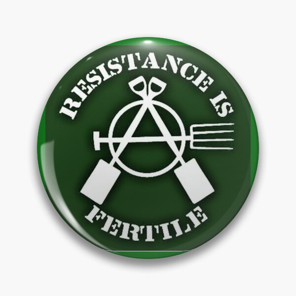 Item preview, Resistance is fertie - Eco Green Anarchy Art Print - Richardo Freeman designed and sold by Earth Nature Creations.