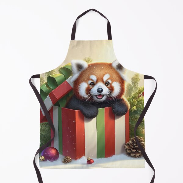 Item preview, Panda rojo como regalo de Navidad designed and sold by nikkolaus.