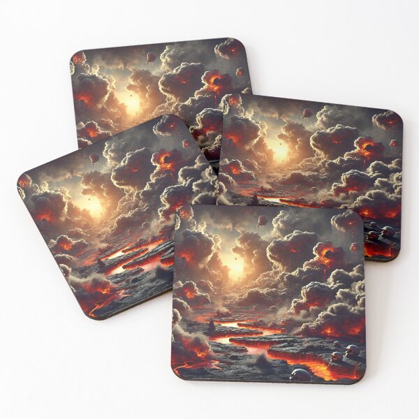 Item preview, Apocalyptic Inferno: Skulls, Flames, and Despair designed and sold by Amr Siam.