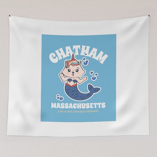 Item preview, Chatham, Massachusetts, Unicorn, Dog, Mermaid, Funny, Gift, designed and sold by tshirtart2024.
