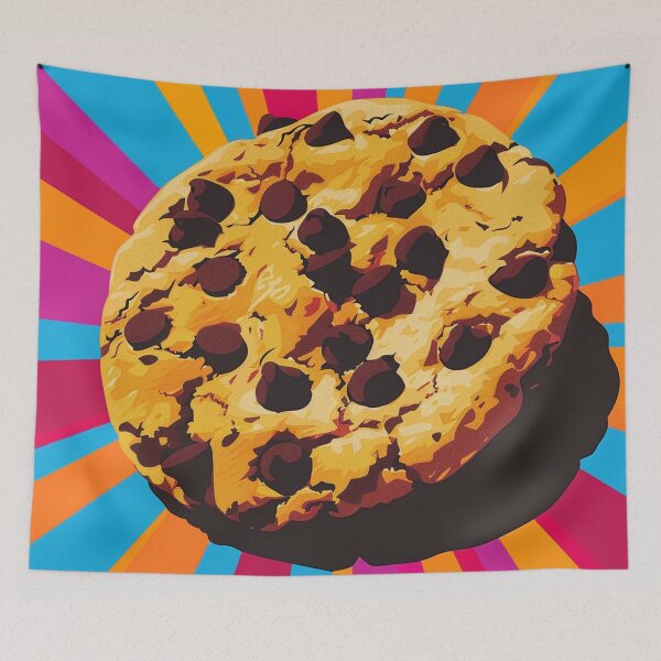 Item preview, Chocolate Chip Cookie Pop Art 10 designed and sold by AstroRisq.