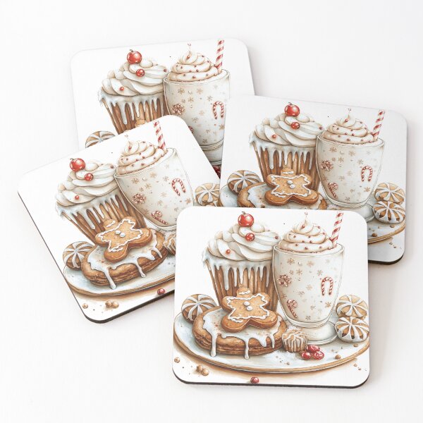 Item preview, Festive Holiday Treats: Cozy Christmas Dessert Art designed and sold by ArtfullyJua.