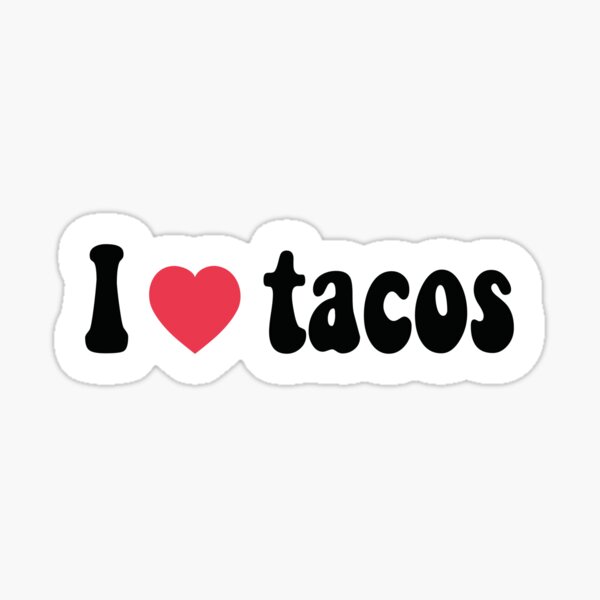 Item preview, I Love Tacos designed and sold by the-craft-shop.