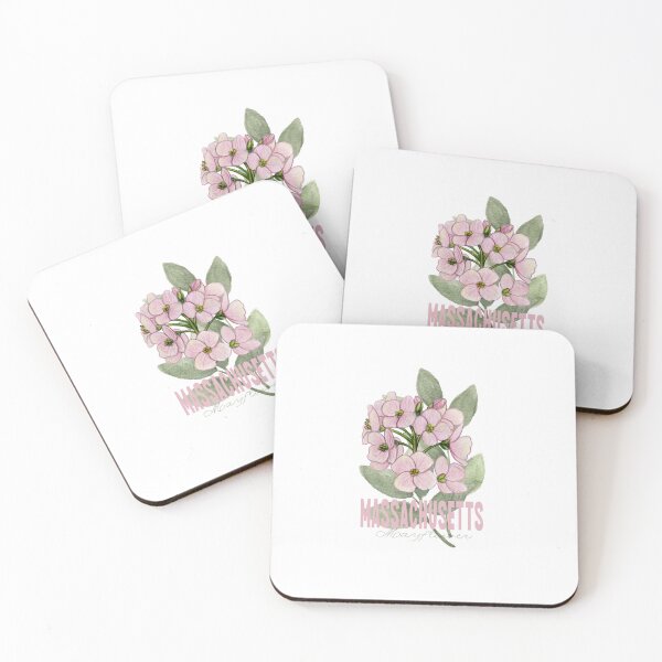 Item preview, Massachusetts Mayflower State Flower Classic T-shirt Sticker designed and sold by ThinkNature!.