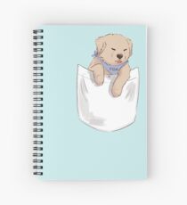 fish the dog - pocket blep Spiral Notebook